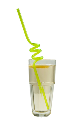 Cocktail with large tubuleの写真素材