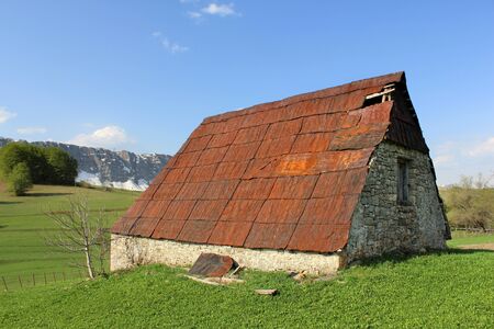 Stable in the mountainのeditorial素材