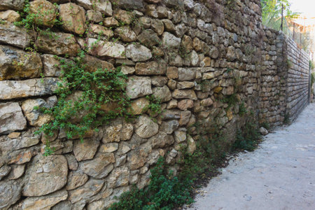 Stone houses in small old town in Monteegro
