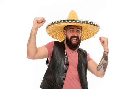Mature hipster with beard. Bearded man.