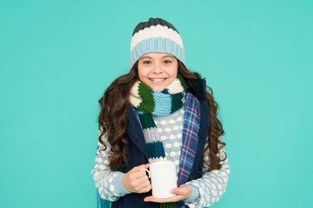Have warming drink. more ideas for warming. winter vibes. happy girl hipster. kid winter fashion....
