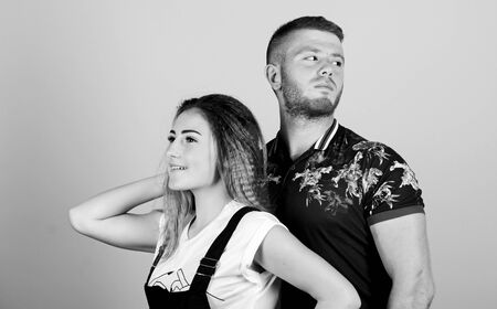 Cute and sweet relationship is dream for every girl in world. Couple in love. Couple goals concept....