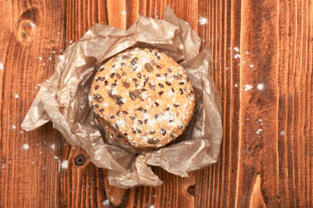 Homemade pastry concept. Composition of tiny gateauの写真素材