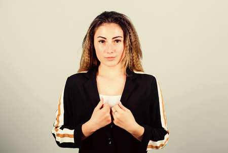 Cool and sexy. stylish hair. Woman in hipster trend. fashion and beauty salon. Sexy female. makeup...