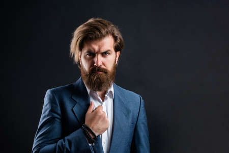 Man modern outfit for business life, status and reputation conceptの写真素材