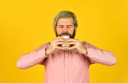 Probiotics dairy bacteria types. Beneficial useful milk microorganisms. Fermented foods healthy...