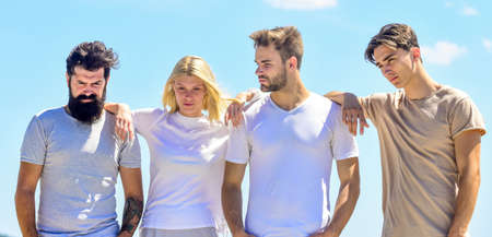 Spending time with friends. Summer vacation. Business team. Young people in casual style. group of...