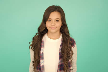 Facial care. kid spring and autumn fashion. little beauty. express positive emotions. happy small...
