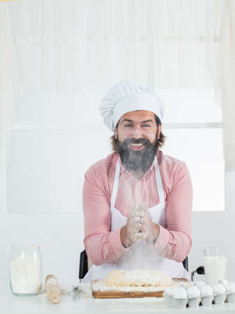 Every recipe will taste better. skilled baker use kitchen utensils for cooking. chef prepare healthy...