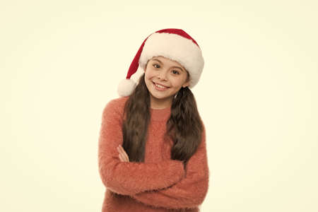 happy kid has xmas party mood. new year eve. Happy New Year holiday. Christmas eve. Xmas holiday....