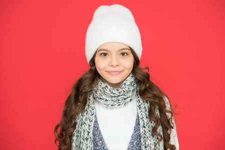 cheerful girl crossed hands. xmas holiday mood. happy childhood. christmas sale and discounts. cold...