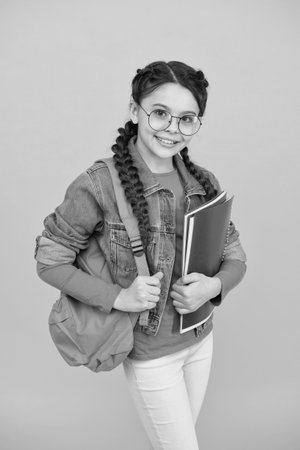 Education remains within you forever. Happy kid back to school. Compulsory primary education. Education and study. Home schooling. Private teaching. Grow your mind, feed it with educationの写真素材