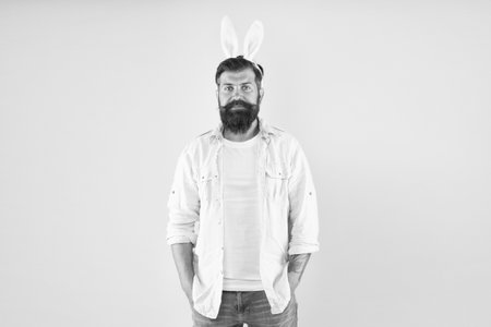 Chinese Zodiac. Man rabbit ears. Difference Between Rabbits and Hares. Male rabbit personality traits. Rabbit men are gentle modest kind optimistic sensitive and considerate. Horoscope signの写真素材