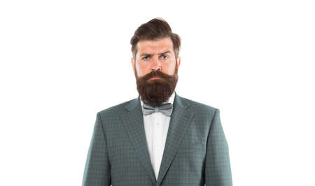Business Suits for Men. male fashion model posing. Handsome brunette model with beard and moustache. Business man portrait. Perfect suit. bearded man in expensive suit. Handsome young businessmanの写真素材
