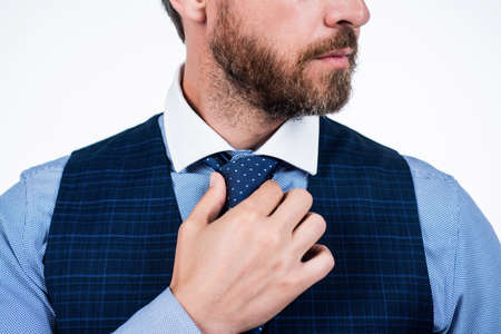Looking trendy. male beauty and fashion. mature professional businessman