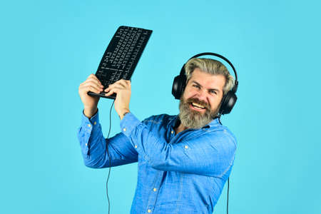hacker typing. communication concept. support, call center and customer service help desk. gamer...