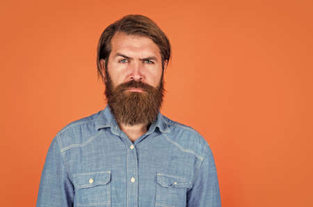 mature man with beard and trendy hairstyle, hairdresserの写真素材