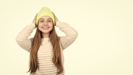 Autumn style. childhood happiness. small kid wear knitwear isolated on white.