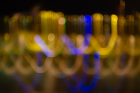 bokeh background with no people. blurred mixed color background. blurred defocused backdrop.