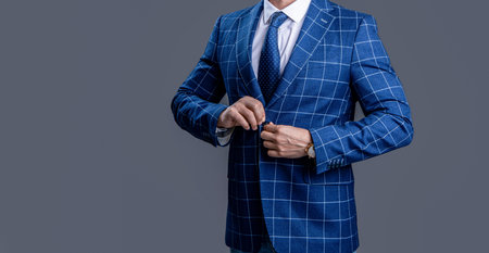 photo banner of businessperson wear formalwear. businessperson in formalwear suit.