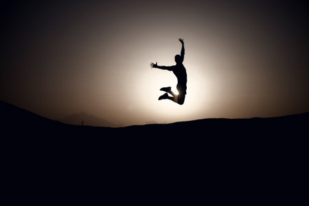 success, freedom, energy concept.の写真素材