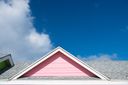 roof of the house. roof of house building. roof of the house outdoor. photo of roof of the houseの写真素材