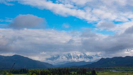 image of nature with mountain. nature with mountain. nature with mountain landscape.の写真素材
