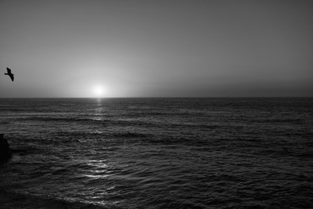 seascape at sunrise. seascape at sunrise nature. seascape at sunrise outdoor.の写真素材