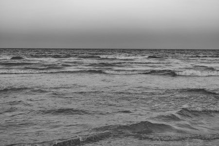 image of nature sunrise. nature sunrise at beach. nature sunrise with sea. nature sunrise seascape.の写真素材