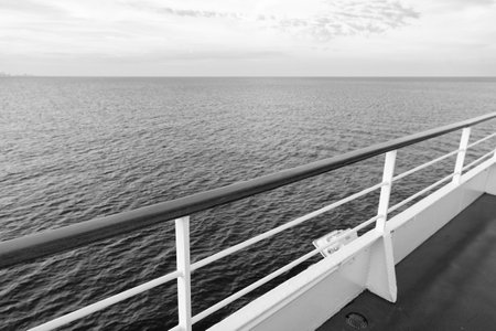 beautiful seascape from boat trip vacation. photo of seascape from boat trip cruising. seascape from boat trip. seascape from boat trip view.の写真素材