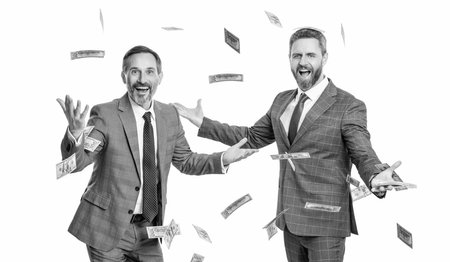 millionaire lifestyle. business success of millionaire. businessmen dealing with money. millionaire...