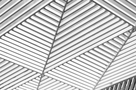 Architectural structure. Geometric shapes and pattern background. Abstract geometrical background. Geometric architecture. Geometric abstract pattern background. Modern buildingの写真素材