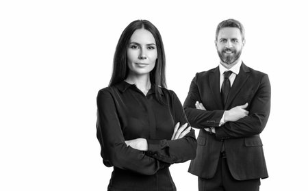 partner team. successful partnership. business team success. business partner isolated. businesspeople in suit. business teamwork and collaboration. partnership concept. parliamentary colleagueの写真素材