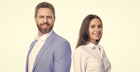 business teamwork and collaboration. partnership concept. partner team. successful partnership. business team success. business partner isolated on white. businesspeople in suit. discussing marketingの写真素材