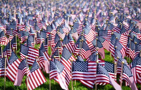 Patriotic symbol. American background. American Flag for Memorial Day. 4th of July. American flag...