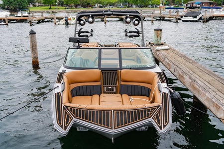 Docked luxury vessel. Boat trip. Yacht club. Sea vacation on summer. Boating and yachting charter....