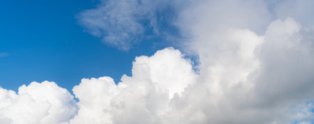 Sky with clouds. Cloudy sky background. Cloud in the sky. Background with cloud. Early morning