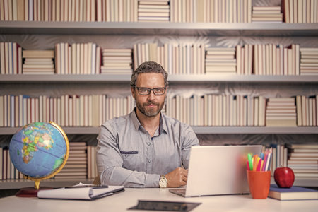 Knowledge is power. teachers day. college teacher in class. online private teaching. online...