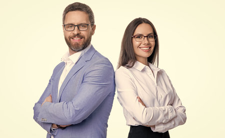 business leadership and success. leader representing leadership. successful businesspeople. business leader isolated on white. colleagues in office. businesspeople with coworker. the union leadershipの写真素材