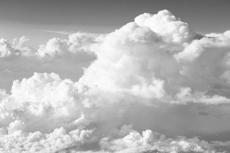 Blue sky with clouds in the sky. Beautiful blue sky background with clouds. Natural and cloudy fresh...