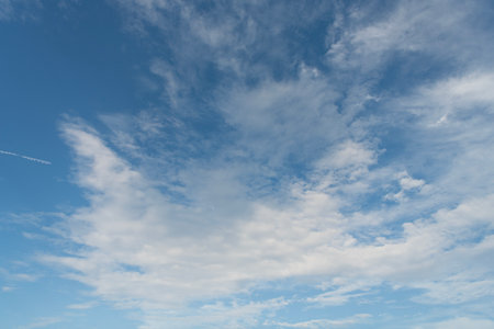Sky with clouds. Cloudy skyscape background. Cloudscape sky background. Cloud in the sky. Background...