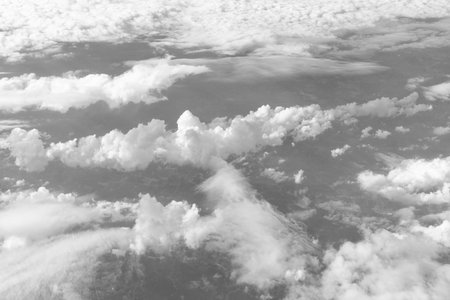 Sky with white cloud. Beauty white cloudy on blue sky with soft sun light, Nature view soft white...