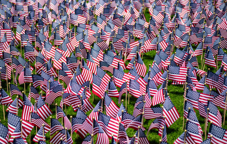 National flag united states background. Independence day. Patriotic symbol. American background. American Flag for Memorial Day. 4th of July. American flag background. Flag of USA. Civic dutyの写真素材
