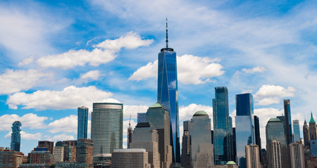 New York City urban architecture. New York City metropolis. New York City in USA. Streets of New...