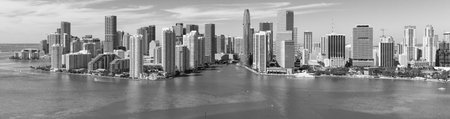 Skyscraper building. Cityscape building downtown. City architecture. Miami skyline. Florida...