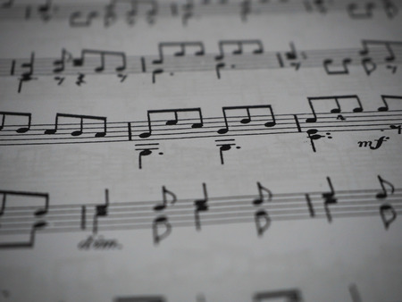 This picture was taken from song book which contains notes for playing song of musician.