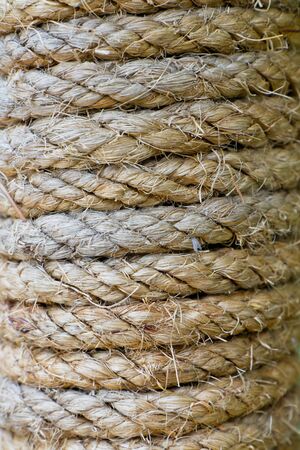 Close up of a rope background 