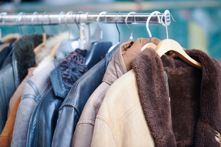 Fashionable winter and autumn clothes for women. Studio shoot