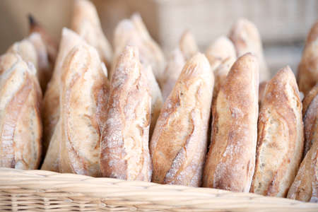 Sourdough bread. Bakery bread with golden crust bread. Flour bread