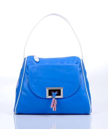 Fashionable and stylish walking handbag for woman. Studio shoot.